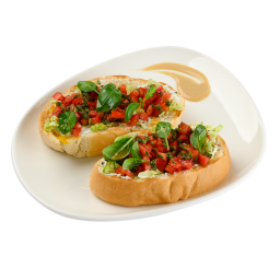 Брускетты с томатами