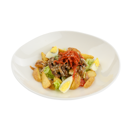 Салат с жареной говядиной